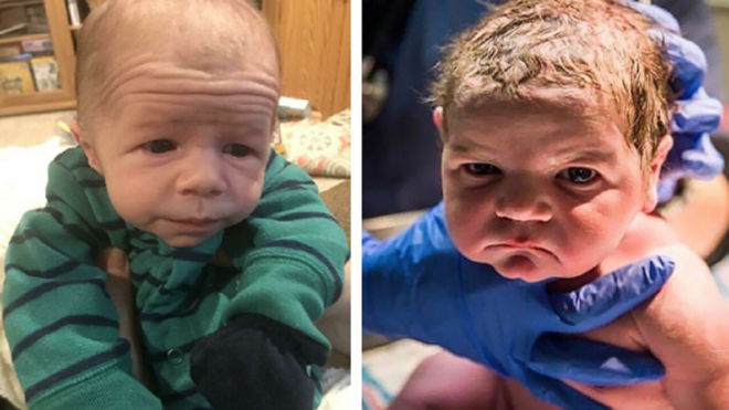 Když miminka vypadají jako starci: Vtipná galerie miminek, které krásou zrovna neoplývají Náhledový obrázek