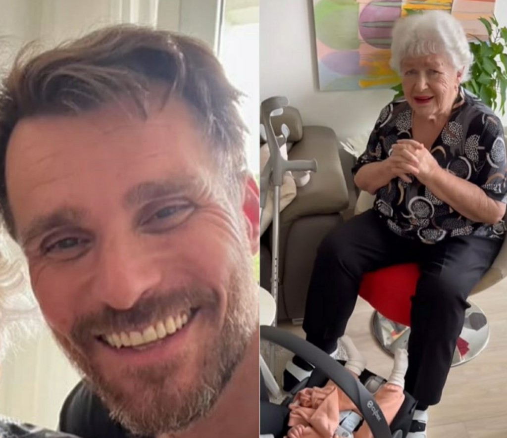 Leoš Mareš přijel ukázat svou dceru prababičce (91). Její reakce Vás dojme Náhledový obrázek