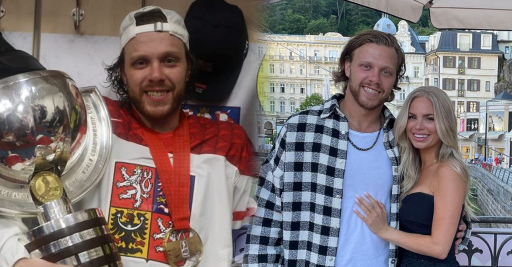 David Pastrňák měl podporu i od své přítelkyně: Kdo je vlastně Rebecca a jak proběhlo jejich seznámení? Náhledový obrázek