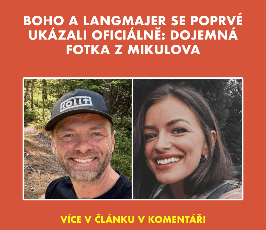Boho a Langmajer se poprvé ukázali oficiálně: Dojemná fotka z Mikulova Náhledový obrázek