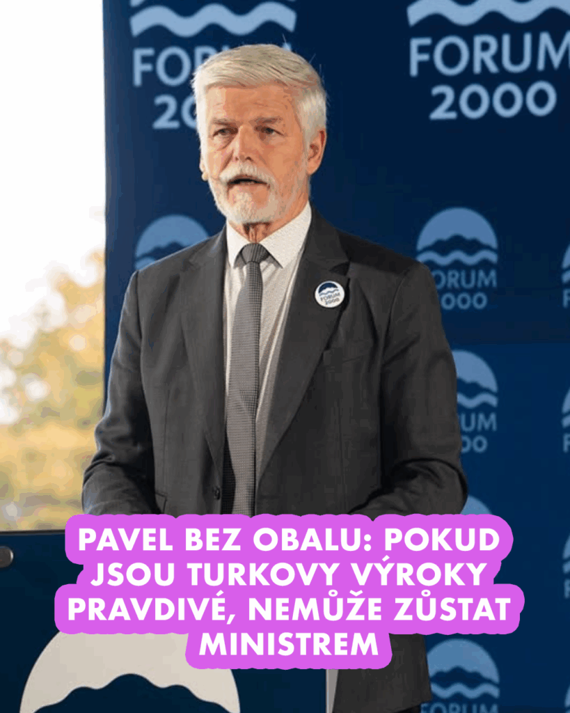 Pavel bez obalu: Pokud jsou Turkovy výroky pravdivé, nemůže zůstat ministrem Náhledový obrázek
